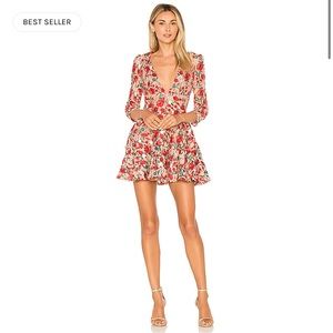 Lovers + Friends Vira Dress in Dark Nude